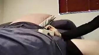 Masturbating Brunette in Pantyhose and Stockings Screams with Anal Orgasm on the Sybian!