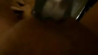 Shaved Pussy Rubdown with Dildo and Toys