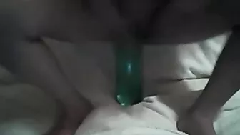 Solo Masturbation with Homemade Dildos and Toys