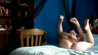 Masturbating Teen Gymnasts on Webcam - Solo Finger Fun!