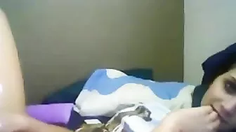 Masturbation Moments with Cute Petite Brunette Teen