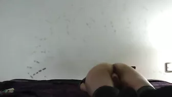 Amateur Nina Masturbation with Big Dildo in Pantyhose and Stockings