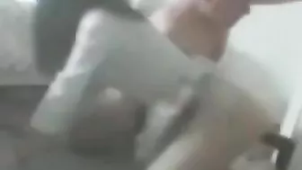 Masturbating Amateur Dildo Destruction!