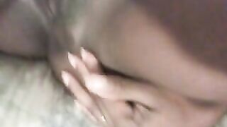 Amateur Ebony Fingered Masturbation Solo