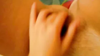 Masturbating Hairy Teen Pussy Finger Fucks Blonde Young Rub