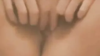 Blonde Masturbates in Leather Lingerie while Rubbing Pussy & Sucking Cock!