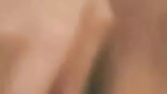 Blonde Masturbates in Leather Lingerie while Rubbing Pussy & Sucking Cock!