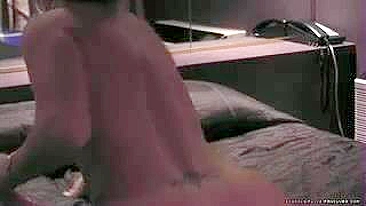 Busty Masturbation Session with Rubbing and Orgasm