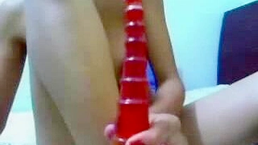 Masturbating Latina Teen with Perfect Tits and Anal Toys