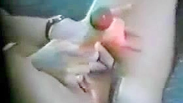 Solo Masturbation Caught on Camera - Amateur Secret Dildo Orgasm