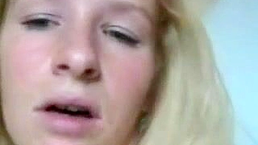 Busty Blonde Masturbates with Dirty Talk and Fake Cock!