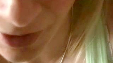 Busty Blonde Masturbates with Dirty Talk and Fake Cock!