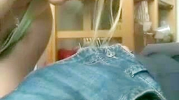 Busty Blonde Masturbates with Dirty Talk and Fake Cock!