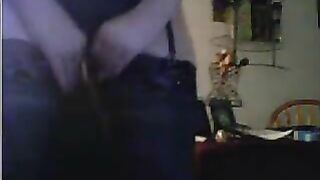 Busty Masturbation Show with Big Tits and Lingerie Striptease on Webcam