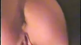 MILF Masturbates in Crotchless Lingerie with Pierced Pussy and Stockings