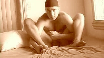 Gay Male Masturbates Blowjobs and Sucks Cock Solo