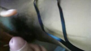 Tiny Teen Pov Masturbates with Tight Skinny Ass in Interracial Doggy Style