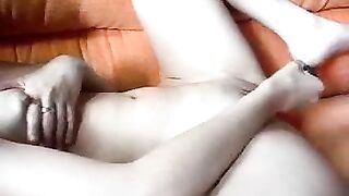 Horny Teen Masturbation Session with Clit Rubbing and Orgasm