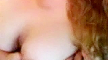 Pretty Blonde Teases with Dildo and Webcam Masturbation