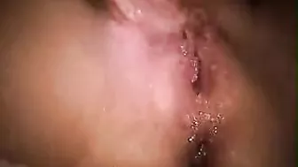 Solo Squirting Wife Pussy Rubdown with Finger Orgasm