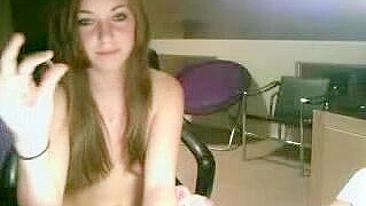 Masturbation Masterclass with Shaved Brunette Teen Webcam Stars