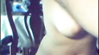 Asian Teen Masturbates with Dildo on Webcam