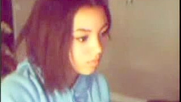 Asian Teen Masturbates with Dildo on Webcam