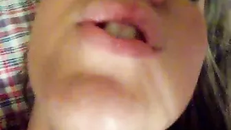 Petite Brunette Fingering Her Tight Pussy for Boyfriend Pleasure