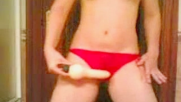 Solo Stripping & Masturbating with Toys - Ass Playtime!