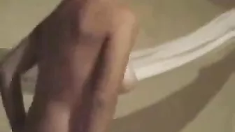 Latina Striptease Masturbates for Her Man Pleasure