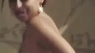 Latina Striptease Masturbates for Her Man Pleasure