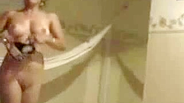 Latina Striptease Masturbates for Her Man Pleasure