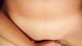 Masturbating with Wet Pussy and Big Tits in POV Closeup