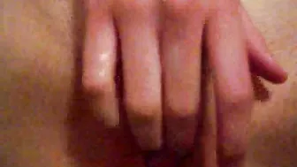 Masturbating with Wet Pussy and Big Tits in POV Closeup