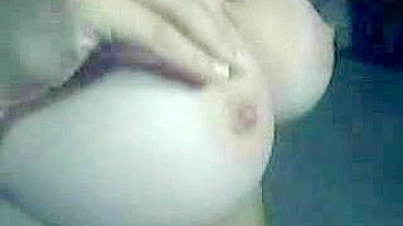 Masturbating Brunette with Big Tits Teases on Webcam
