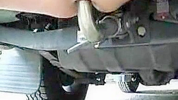 Wild Masturbation in Public with Anal Car Sex and Trailer Hitch!