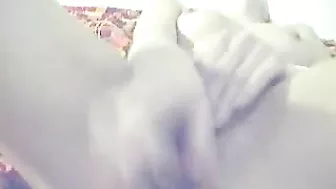 Blonde Masturbates with Dildo and Fingers Both Holes for Ultimate Orgasm