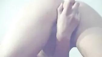 Blonde Masturbates with Dildo and Fingers Both Holes for Ultimate Orgasm