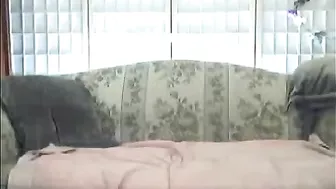 Money Shot Mommy - Busty Blonde Camming in Lingerie with Dildo and Pantyhose