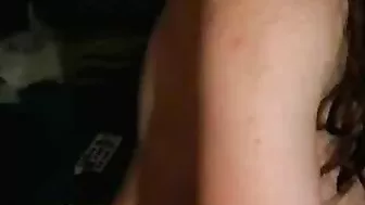 Masturbating Teen with Small Tits in Fishnet and Shaved Pussy Rubs Solo