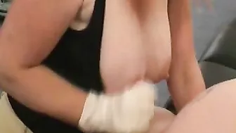 Pro Strokes & Cum Shots - Busty Blonde Wife Masturbation