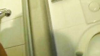 Blonde Babe Masturbates in Shower with Small Tits and Pussy Rubbing