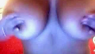 Busty Latina Teen Strips and Masturbates on Webcam