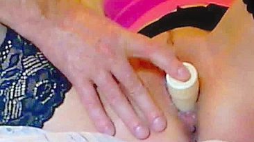 MILF Pussy Dildo Penetration - Wet Couples' Closeup with Toys!