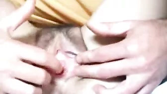 Hairy MILF Pussy & Anal Stretching with Bottle Fisting - Mom Masturbation