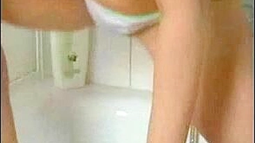 Shaved German Pornstar Masturbates with Wet Panties!