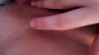 Busty Masturbation with Tight Pussy and Wet Fingers