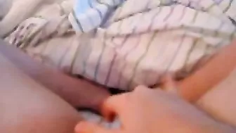 Busty Masturbation with Tight Pussy and Wet Fingers