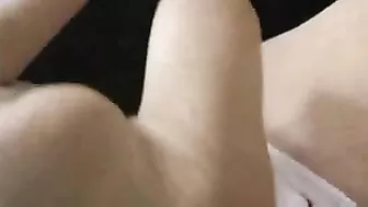 Money Hungry Brunette Solo Masturbation with Dildo & Fingering