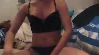 Masturbating Brunette Finger Play